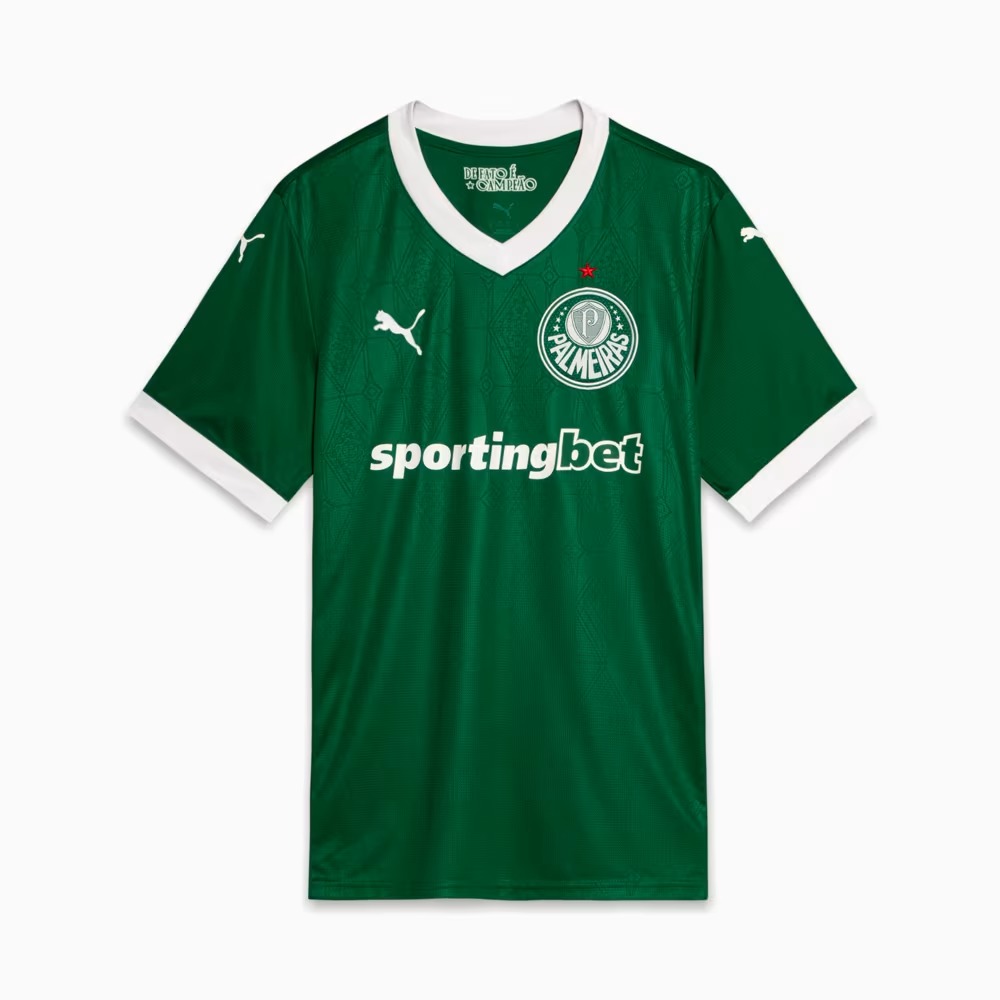 Camiseta do Palmeiras para o noivo ver o jogo